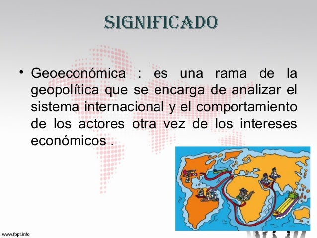 geoeconomia definicion